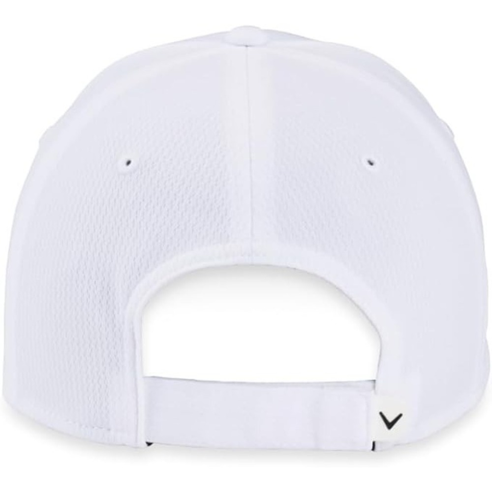 Callaway‎ Unisex Adult Perf Front Crest Str Cap, White - Picture 5 of 5